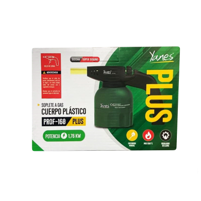 Soplete Gas Plástico Yanes M-160 Verde