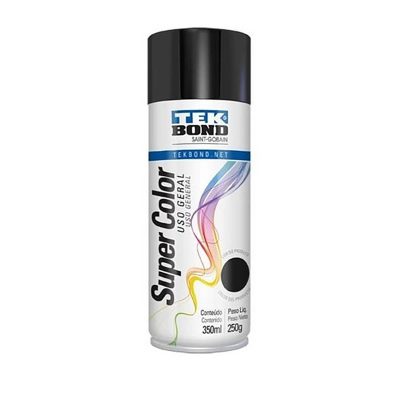 Spray Negro Brillante TekBond