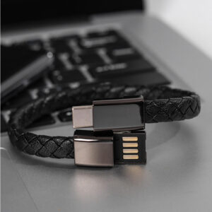 Brazalete Tipo-C 5A 20cm (color Negro y Blanco).