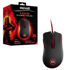 Mouse Gaming Efectos Iluminados Maxell Gamer 3200 Dpi