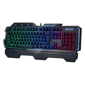 Teclado Gamer Fiddler Z, Membrana, Español, RGB, Full Size, Color Negro - Imagen 2