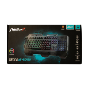 Teclado Gamer Fiddler Z, Membrana, Español, RGB, Full Size, Color Negro - Imagen 1