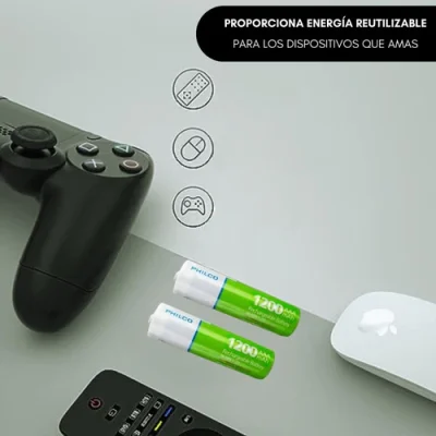 Pila Recargable AAA 1200 Mah C/U