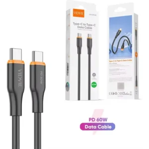 Cable Tipo C A Tipo C 60w Carga Y Datos Vidvie - Imagen 3