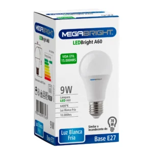 Ampolleta Led 9,5W MegaBrigth
